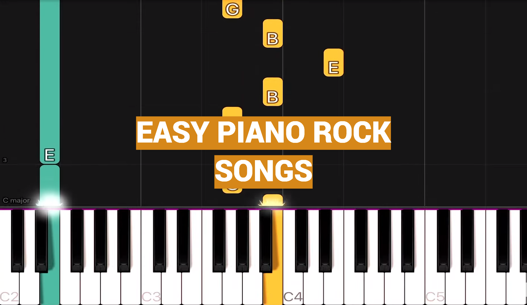 Easy Piano Rock Songs